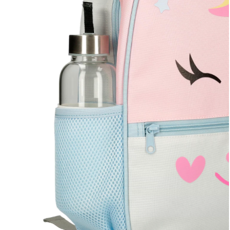 Mochila Escolar Happy My Little Unicorn 33 Cm