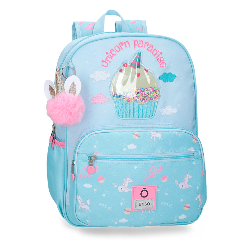 Mochila Escolar Unicorn Paradise 38 Cm Adaptable A Carro De Joumma Bags
