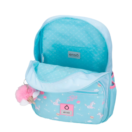 Mochila Escolar Unicorn Paradise 38 Cm Adaptable A Carro