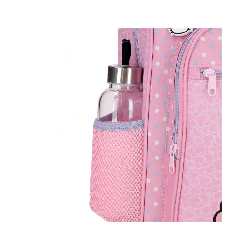 Mochila Infantil Hello Kitty Hearts Dots 28 Cm