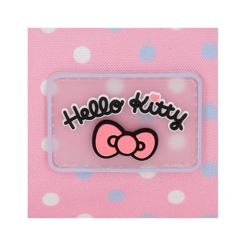 Mochila Infantil Hello Kitty Hearts Dots 28 Cm