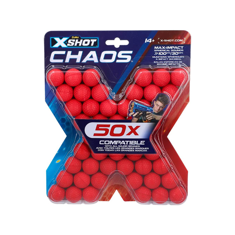 X-Shot Chaos Blister 50 Bolas