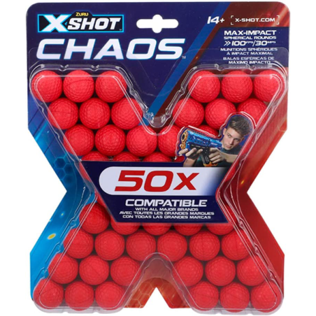 X-Shot Chaos Blister 50 Bolas