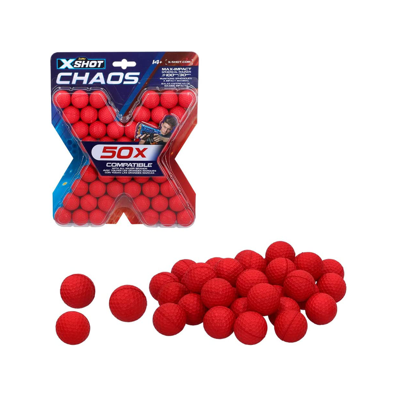 X-Shot Chaos Blister 50 Bolas