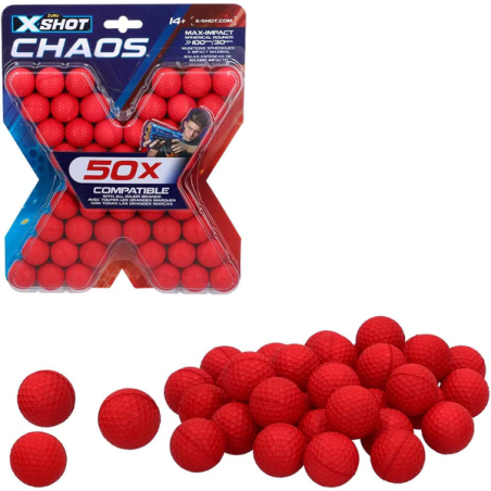 X-Shot Chaos Blister 50 Bolas