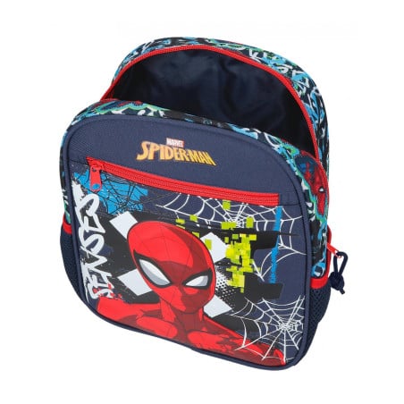 Mochila Infantil Graffity Of Spiderman 28 Cm