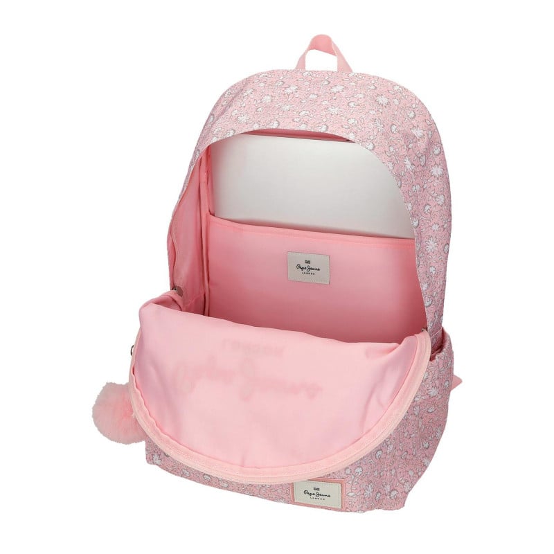 Mochila Pepe Jeans Mia 44 Cm Adaptable A Carro