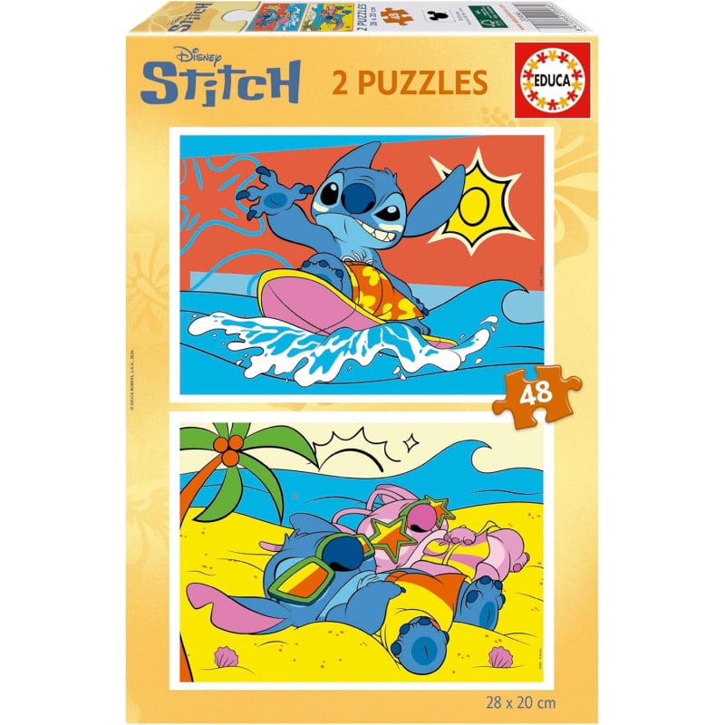 Puzzle Stitch Summer 2x48 Pzs De Educa