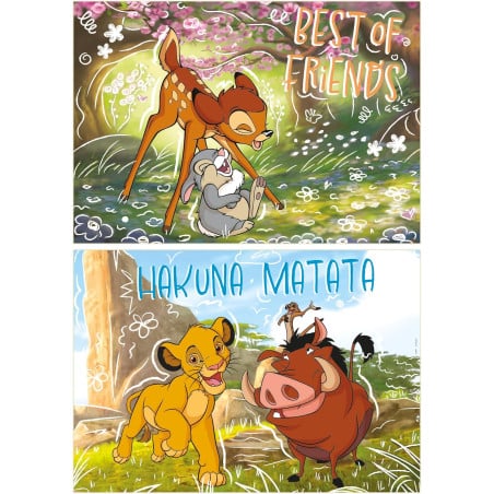 Puzzle Clásicos De Disney 2x100 Pzs