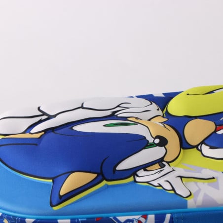 Mochila Infantil 3D Sonic 31 Cm