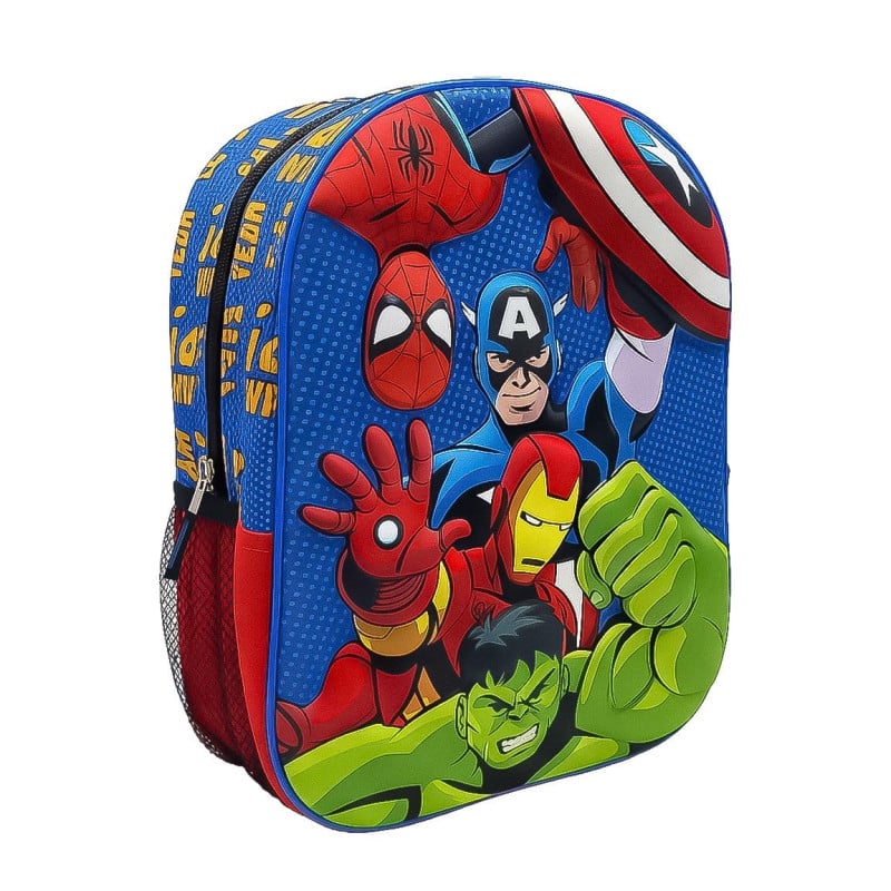 Mochila Infantil 3D Avengers 31 Cm De Artesanía Cerdá