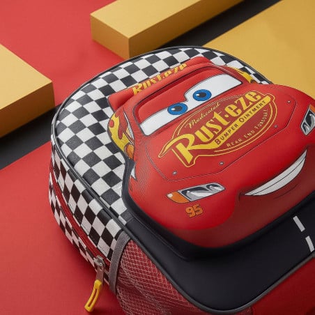 Mochila Infantil 3D Cars 31 Cm