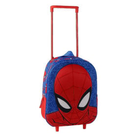 Mochila Infantil Trolley 3D Spiderman De Artesanía Cerdá