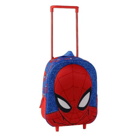 Mochila Infantil Trolley 3D Spiderman De Artesanía Cerdá