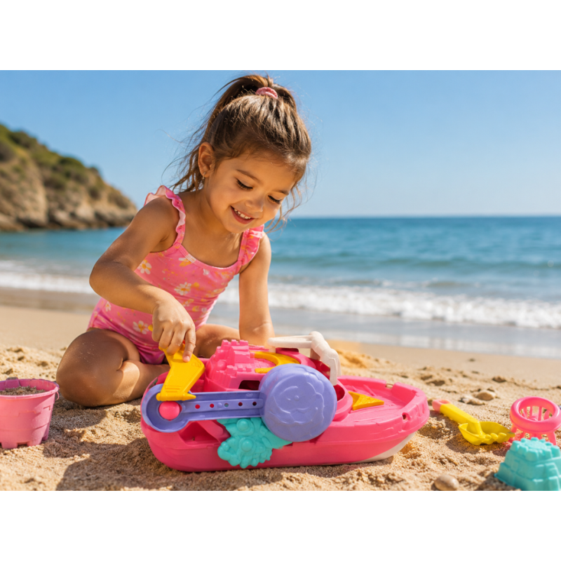 Barca Para La Playa Con 3 Accesorios Surtida