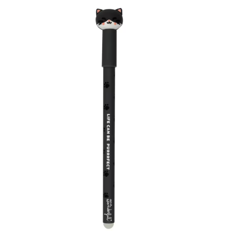 Mr. Wonderful Bolígrafo Borrable BO-BO Gato Negro De Mr. Wonderful