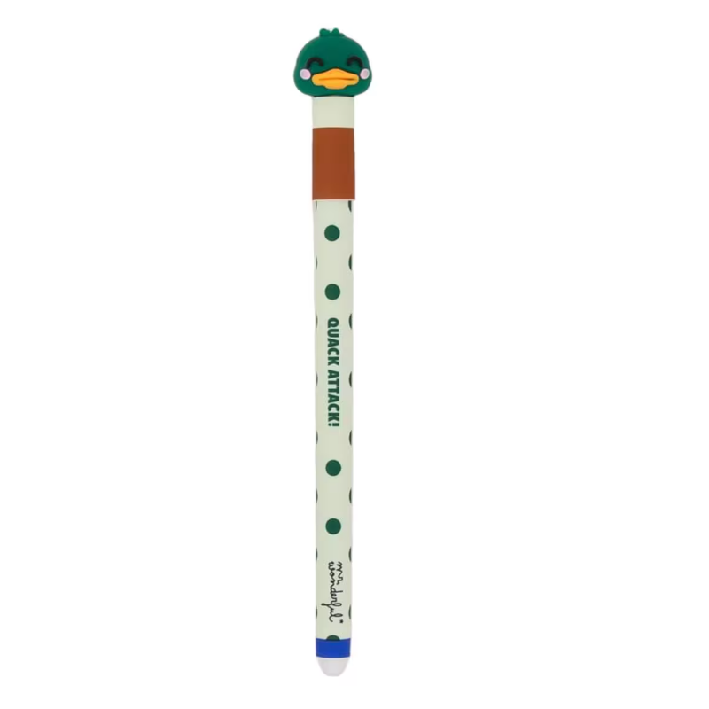Mr. Wonderful Bolígrafo Borrable BO-BO Pato Verde De Mr. Wonderful