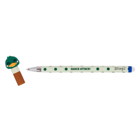 Mr. Wonderful Bolígrafo Borrable BO-BO Pato Verde