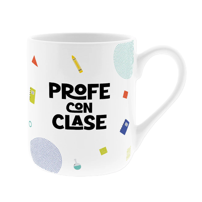Taza Profe Con Clase 330 Ml