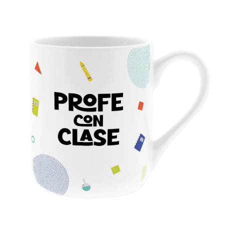 Taza Profe Con Clase 330 Ml