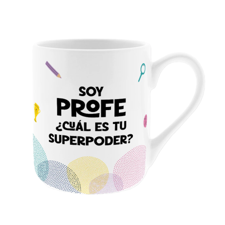 Taza Soy Profe ¿Cuál Es Tu Superpoder? 330 Ml