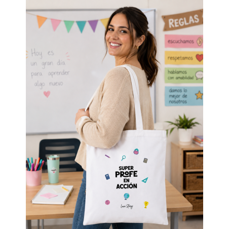 Bolsa De Tela Super Profe En Acción
