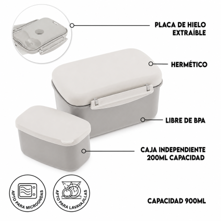 Aurea Fiambrera Térmica Mariquita 900 Ml