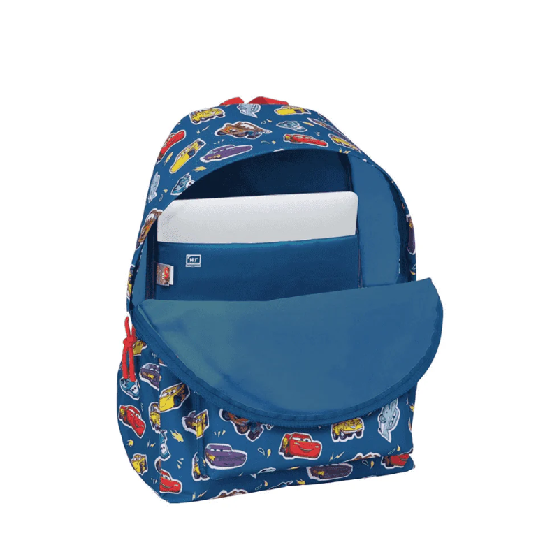 Mochila Escolar Cars Portátil 43 Cm