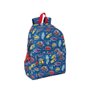 Mochila Escolar Cars Portátil 43 Cm