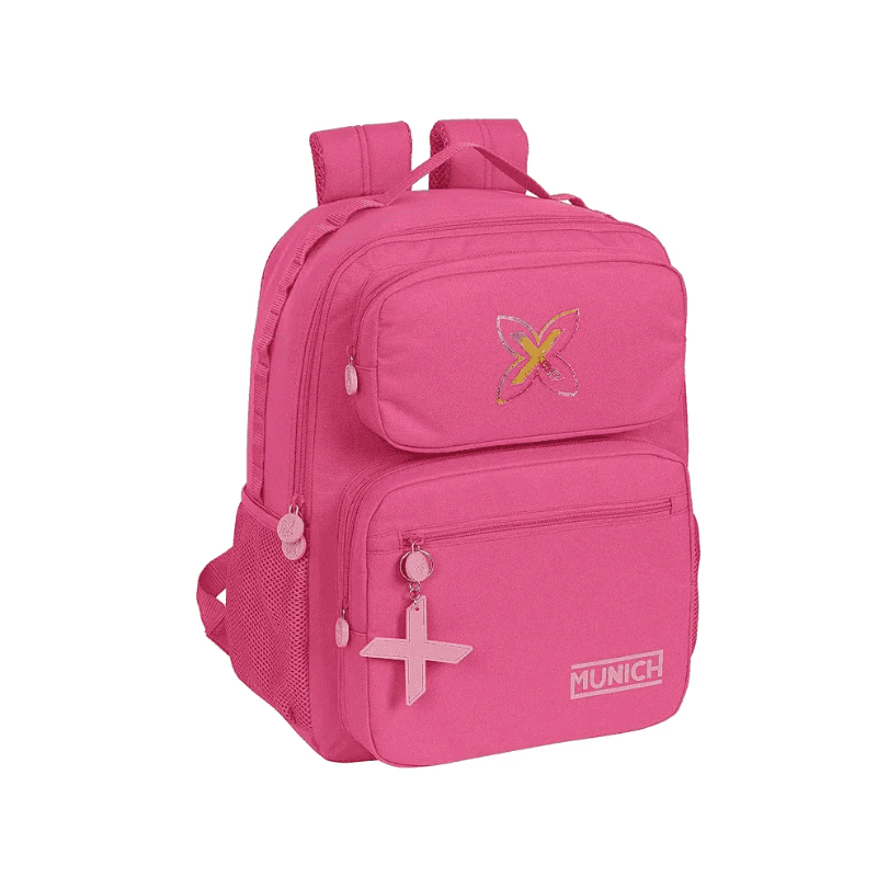 Mochila Escolar Portátil Munich Fresa 42 cm