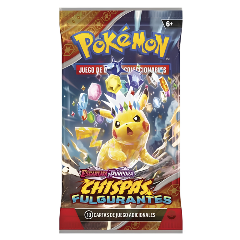 Sobre De Cartas Pokemon Boosters Chispas Fulgurantes De Bandai