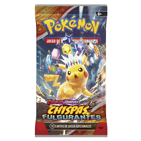 Sobre De Cartas Pokemon Boosters Chispas Fulgurantes De Bandai