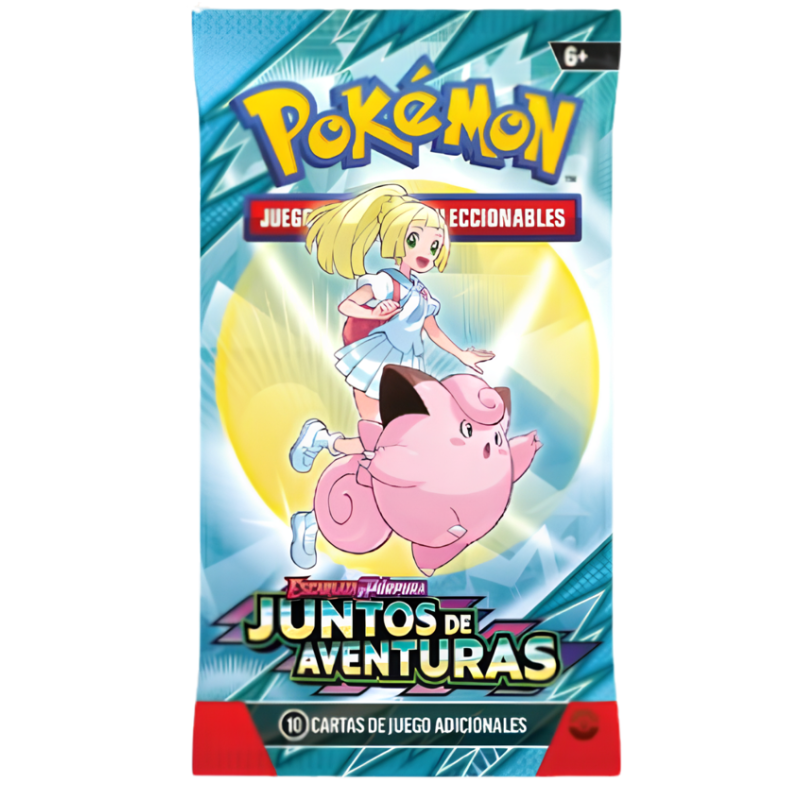 Pokémon Sobre De Cartas JCC Escarlata Y Púrpura Juntos De Aventuras De Bandai