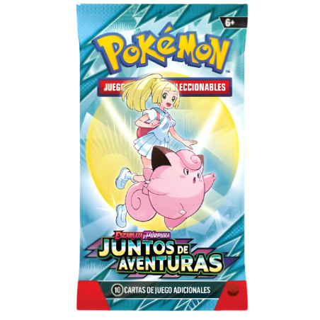 Pokémon Sobre De Cartas JCC Escarlata Y Púrpura Juntos De Aventuras De Bandai