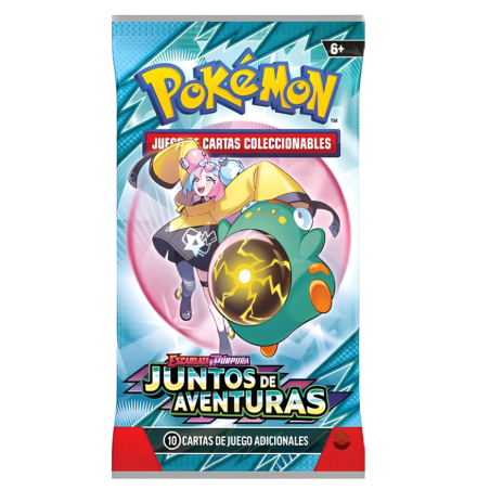 Pokémon Sobre De Cartas JCC Escarlata Y Púrpura Juntos De Aventuras