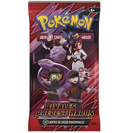 Sobre De Cartas Pokemon TCG Escarlata Y Purpura Rivales Predestinados De Bandai