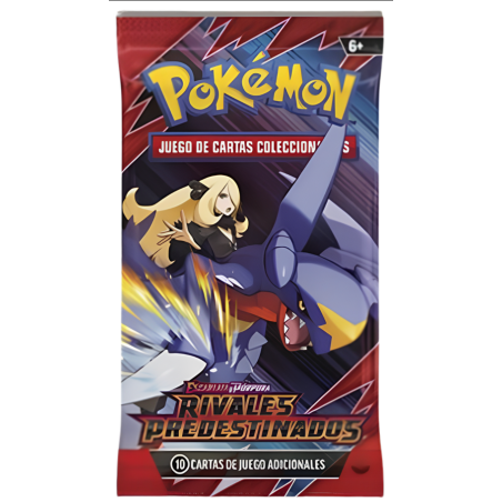 Pokémon Sobre De Cartas TCG Escarlata Y Purpura Rivales Predestinados
