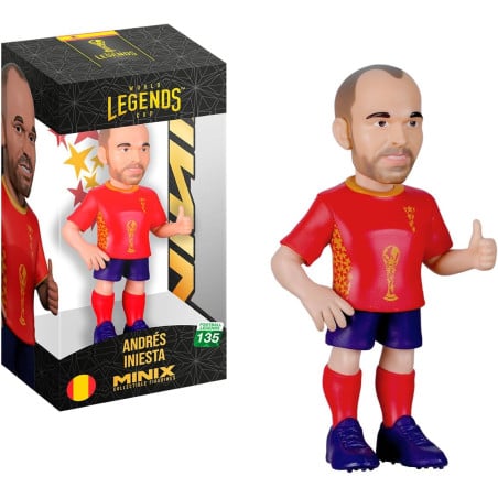 Minix Legends Selección Española Iniesta 12 Cm De Bandai