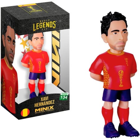 Minix Legends Selección Española Xavi 12 Cm De Bandai