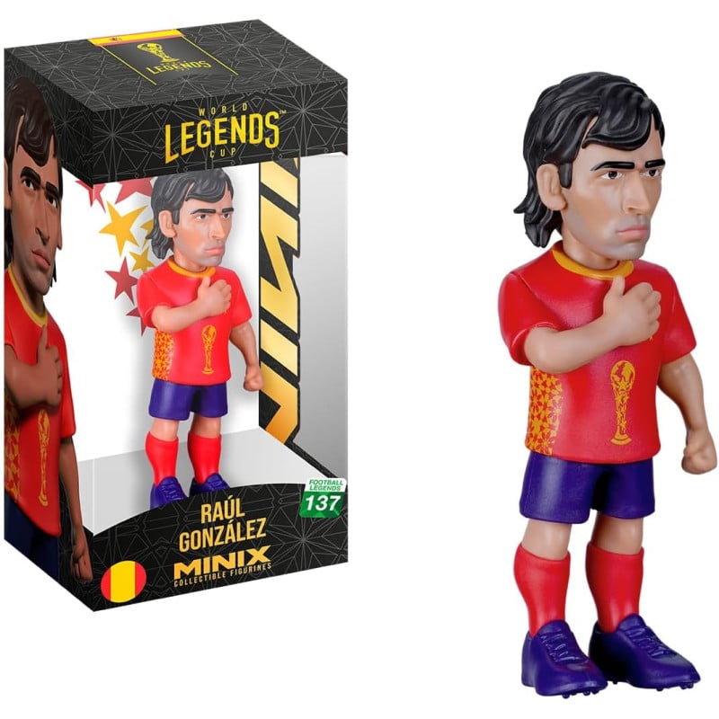 Minix Legends Selección Española Raúl 12 Cm De Bandai