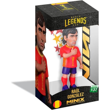 Figura Minix Raúl Leyendas Selección Española 12 Cm