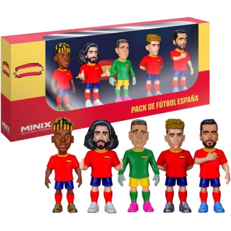 Minix Pack 5 Figuras Selección Español De Bandai