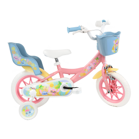 Bicicleta Infantil Stitch Y Angel 12 Pulgadas 3 Años