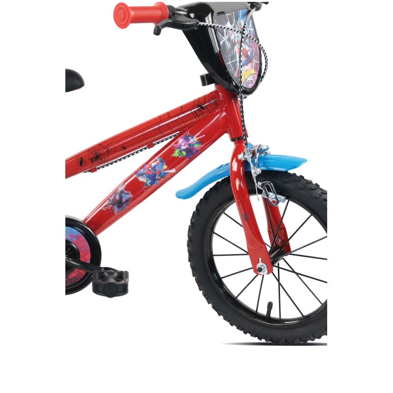 Bicicleta Infantil Spiderman 14 Pulgadas 3-5 Años