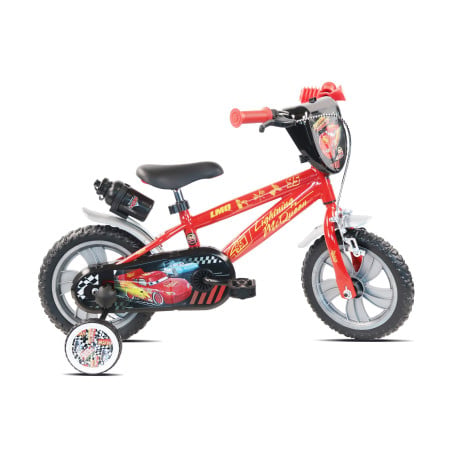 Bicicleta Infantil Cars Rayo McQueen 12 Pulgadas Años De Uvea