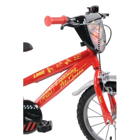 Bicicleta Infantil Cars Rayo McQueen 14 Pulgadas 3-5 Años