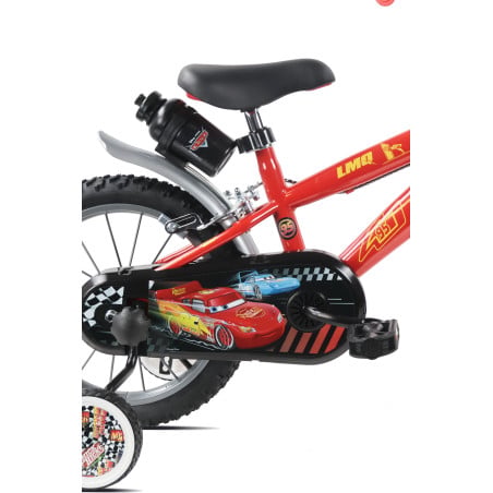 Bicicleta Infantil Cars Rayo McQueen 14 Pulgadas 3-5 Años
