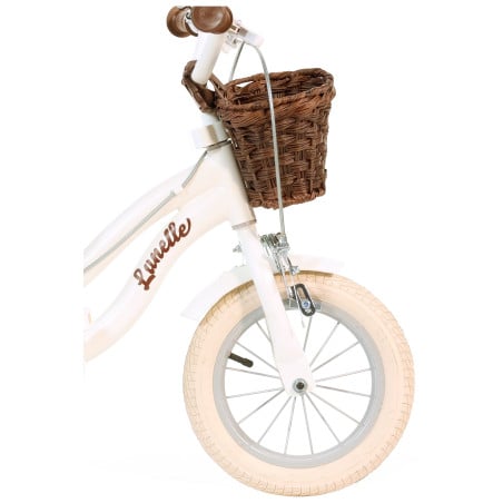 Bicicleta Infantil Retro Blanca Aurelia 12 Pulgadas 3 Años