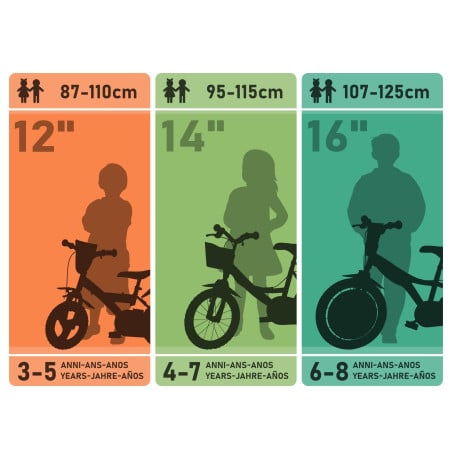 Bicicleta Infantil Cars Rayo McQueen 14 Pulgadas 3-5 Años