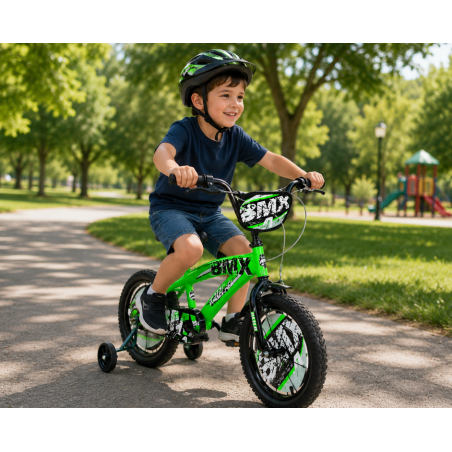 Bicicleta Infantil BMX 14 Pulgadas 3-5 Años